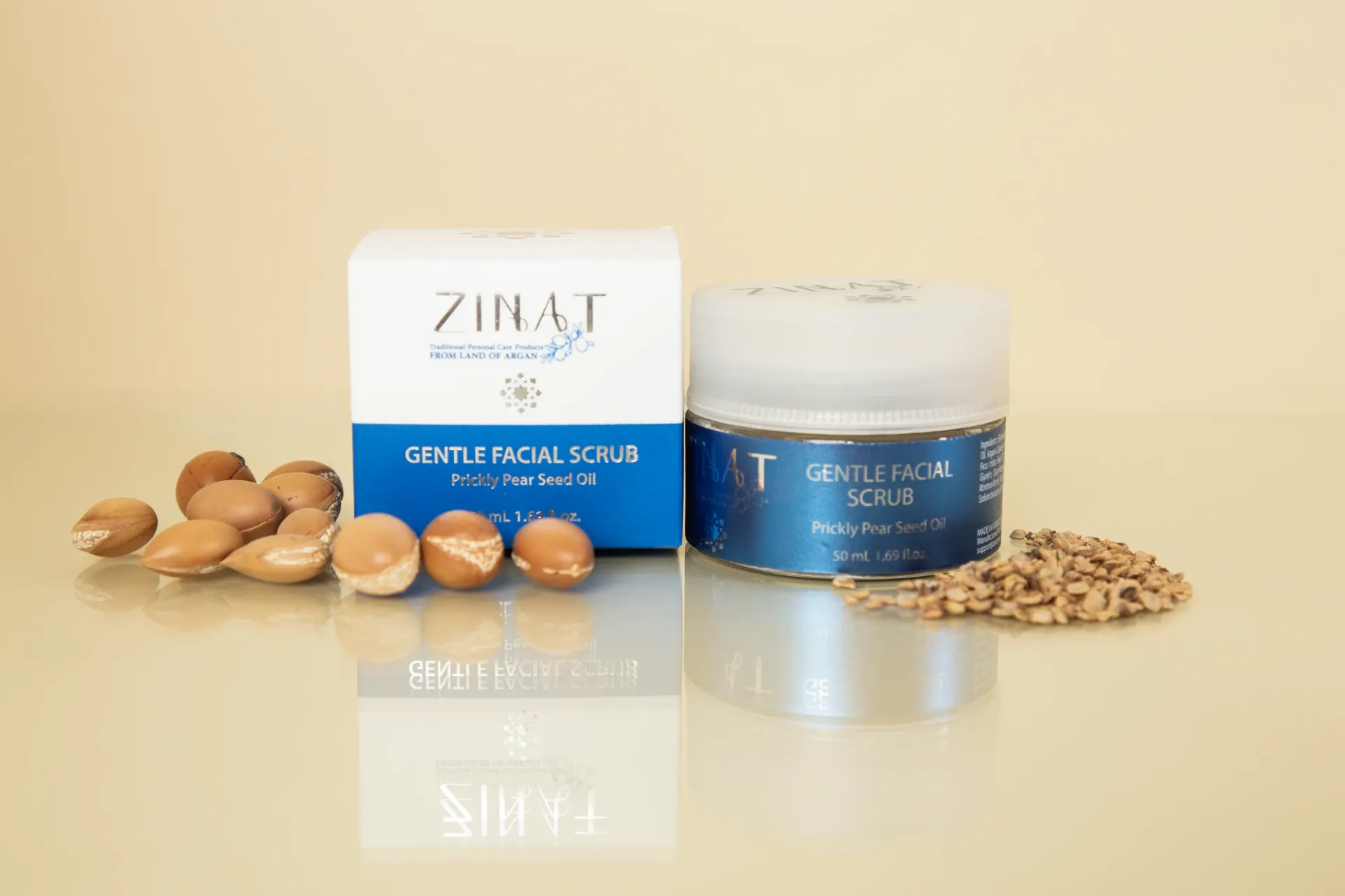 Gentle Facial Scrub Prickly Pear Seed Oil